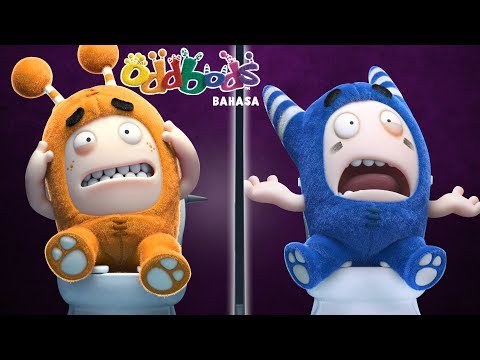 Kakus Kesulitan | Kartun Lucu Untuk Anak | The Oddbods Show