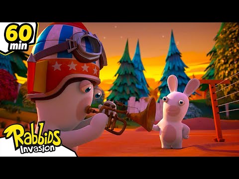 1h Compilation : The Rabbids Band | RABBIDS INVASION | New episodes | Cartoon for kids