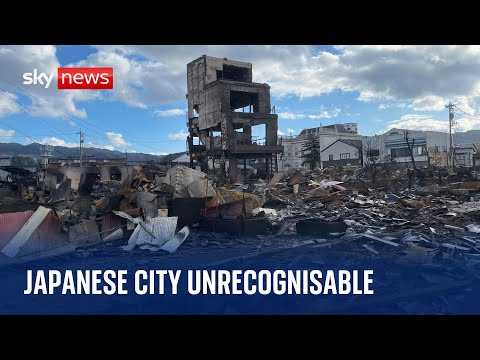 Japan earthquake: Wajima City unrecognisable as window for finding survivors narrows