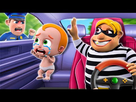 Police Officer Saves Baby - Police Song - Funny Songs and More Nursery Rhymes &amp; Kids Songs