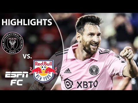 🚨 MESSI'S MLS DEBUT 🚨 Inter Miami vs. New York Red Bulls | MLS Highlights | ESPN FC