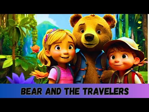 The bear and travelers. H&amp;amp;AKIDSSTORIES, bedtime stories, moral stor,kids story, fairy tails