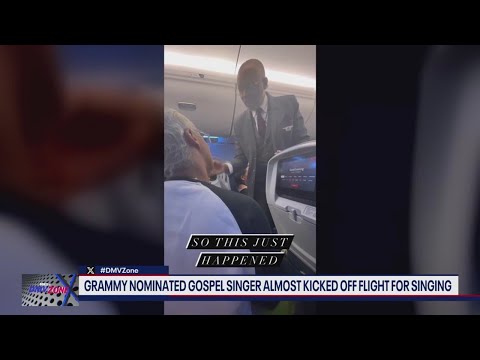 Grammy-nominated gospel singer nearly kicked off of Delta flight