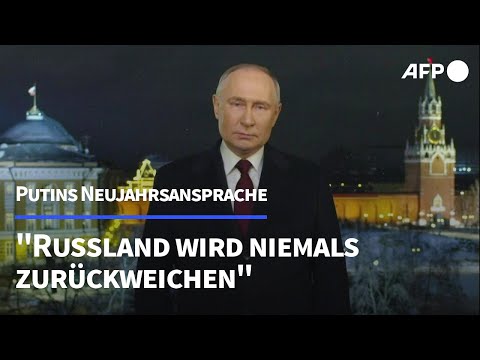 Putin zum Neuen Jahr: Russland wird &quot;niemals&quot; zur&uuml;ckweichen | AFP