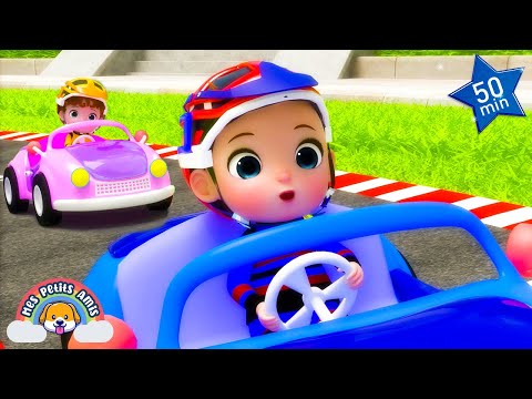 Les B&eacute;b&eacute;s Font la Course ! - Comptine des Voitures - Chansons pour Enfants