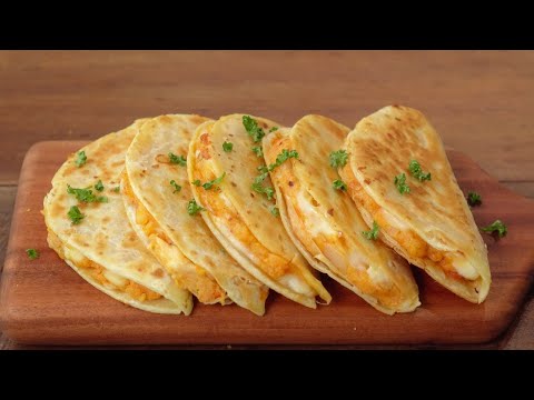 [SUB] Crispy Potato quesadilla :: Cheese Potato Tacos :: Mashed Potato Quesadilla