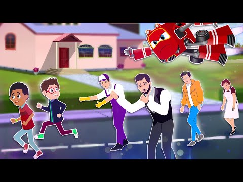 Supercar Rikki catches the Doctor Controlling The Human Mind! Kids Cartoon