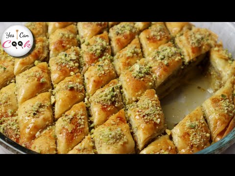 Easy Turkish Baklava with Homemade Sheets Step by Step Recipe by Yes I Can Cook