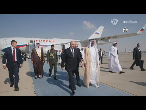 Russian President Putin in the United Arab Emirates