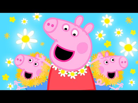 💛 Peppa Pig Makes a Daisy Chain