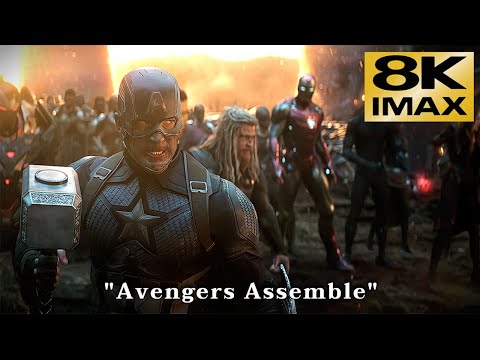 &quot;Avengers Assemble&quot; Scenes - 8K IMAX - The Highest Quality Video on Youtube - Eng Kor Jap SubCC