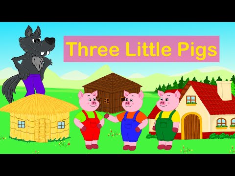 Three Little Pigs | Moral Story | Bedtime Stories | Itsy Bitsy Toons - English Stories