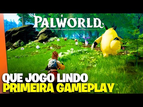 O IN&Iacute;CIO DO PALWORLD GAMEPLAY REACT e EXPLICA&Ccedil;&Otilde;ES