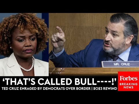 'That Was A Lie!': Ted Cruz Gets Enraged By Democrats' Claims About U.S.-Mexico Border | 2023 Rewind