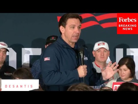 DeSantis Finishes 99 County Iowa Swing, Holds Campaign Rally Where He Blasts Biden And Trump