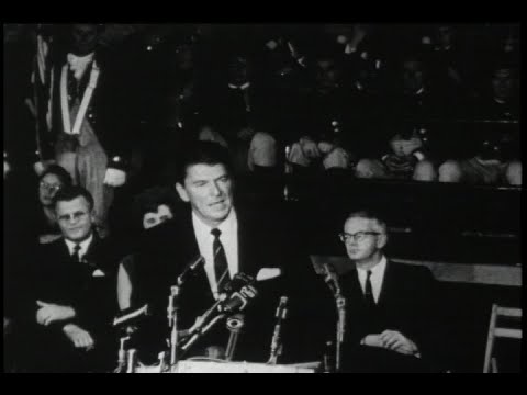 Ronald Reagan's Remarks &quot;The Myth of the Great Society&quot; 1965-66