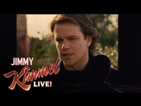 Jimmy Kimmel&rsquo;s Tribute to Matt Damon at the Oscars