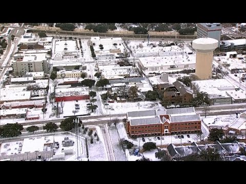 Chopper video shows icy roads across North Texas 1.15.24