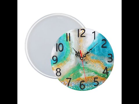 Round Classic Silicone Table Clock Mold