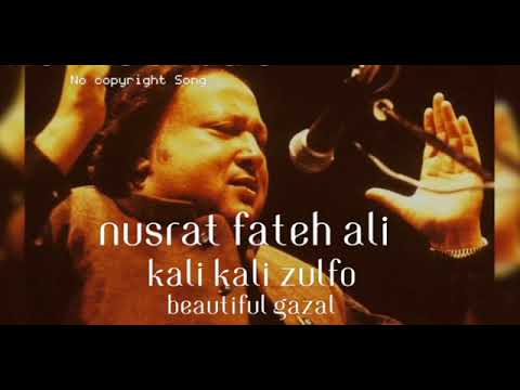 nusrat fateh ali khan 😍kali kali zulfo😍 beautiful gazal(@Abdullahtechniques4951)