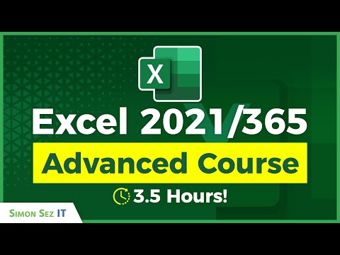 Microsoft Excel 2021/365 Tutorial: 3.5+ Hours of Advanced Excel Training Course