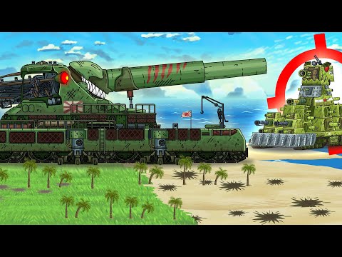 Japanese DORA VS KV-44! He won't survive the shot! - Cartoons about tanks