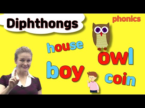 Diphthongs | ou, ow, oa, oi, oy, ai, ay, ie, ye, uy | Phonics