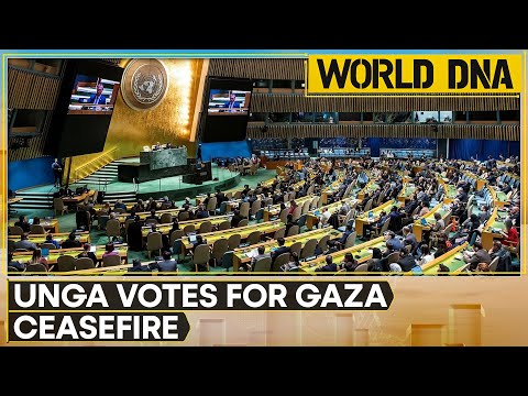 UNGA overwhelmingly votes for Gaza ceasefire; US alone in Israel's support | World DNA | WION