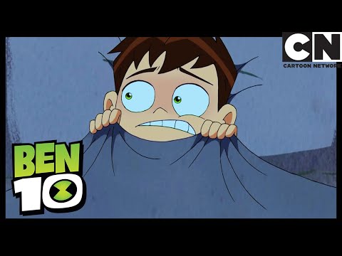 Ben 10 🎃 | Ben Gets Scared By A Haunted Hotel | Scared Silly | Cartoon Network