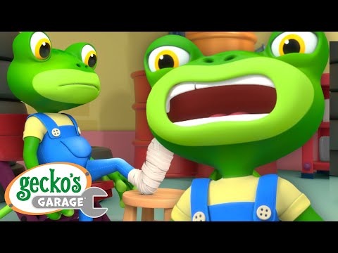 OH NO! Gecko gets HURT | Gecko's Garage | Trucks For Children | Cartoons For Kids