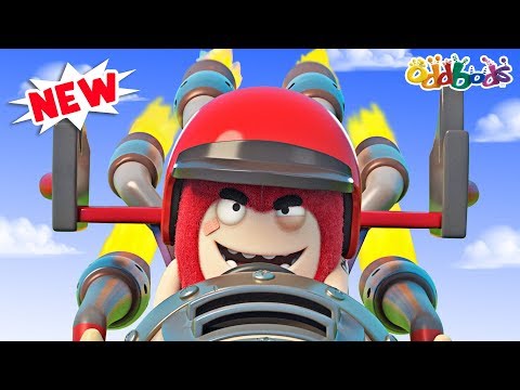 Oddbods | NEW | Racing Cars | Funny Cartoons For Children