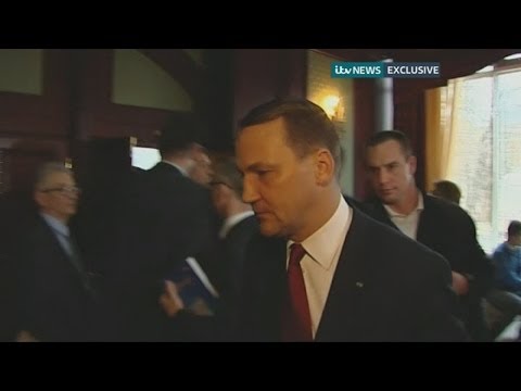 &quot;You'll all be dead&quot;: Polish foreign minister Radoslaw Sikorski's warning to Ukraine protest leader