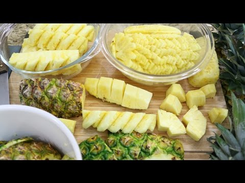 How to Cut a Pineapple (4 Ways) - Episode 158