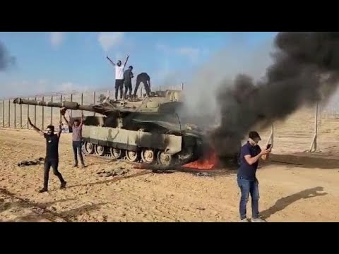 Attacco dei palestinesi nel sud di Israele: distrutto e incendiato un tank