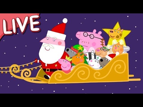 Peppa Pig Christmas Episodes 🎄 Peppa Pig STREAMING NOW 🌈 Kids Videos 🔴