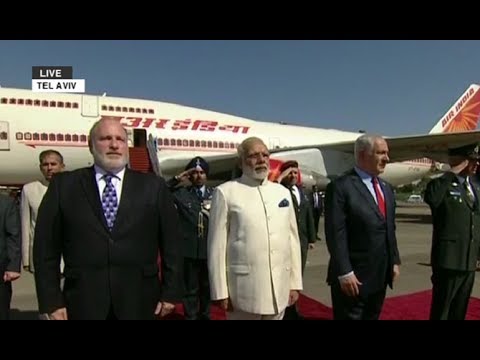 PM Modi arrives to grand welcome in Israel