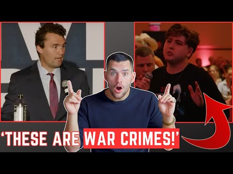 Charlie Kirk PRESSED By Students About Israel Palestine War