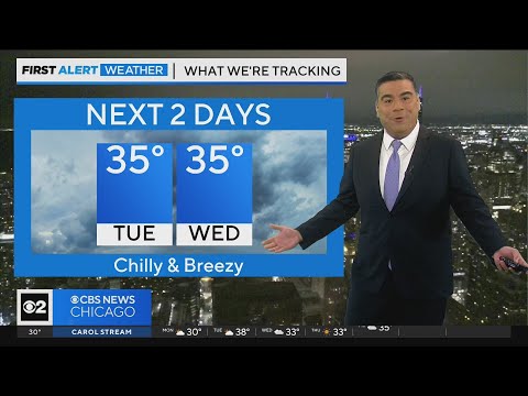 Chicago First Alert Weather: Cloudy and cold the next 2 days