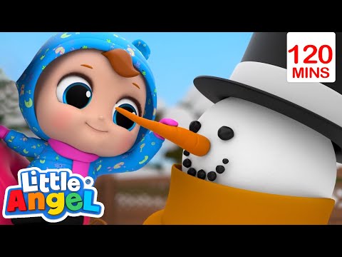 This Is The Way Winter Song ❄️ | LITTLE ANGEL 😇 | Lullabies &amp; Nursery Rhymes for Kids