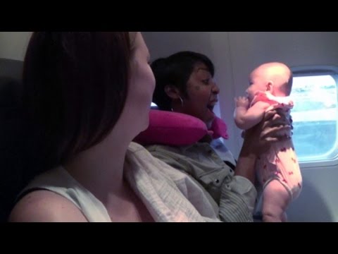 Mom Reunites With Stranger Who Soothed Her Crying Baby on Flight