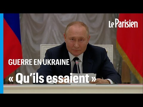 La Russie n'a &laquo; pas encore commenc&eacute; les choses s&eacute;rieuses &raquo;, assure Poutine