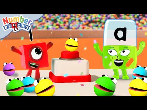 Team Games - Numberblocks &amp; Alphablocks | Part 4 - Learn to count and read for Kids