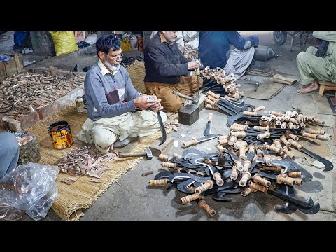 Process of Making Carbon Steel Coconut Cutting Knife | Factory Manufacturing Process