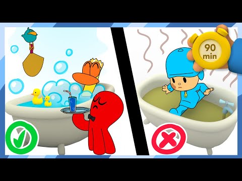 🛀 POCOYO AND NINA - Bubble Bath Time [90 min] | ANIMATED CARTOON for Children | FULL episodes