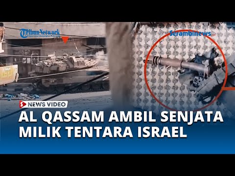 Pasukan Hamas Ambil Senjata Milik Tentara Israel, Usai Tank Zionis Dirudal