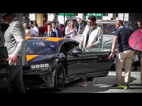 Qatar Royal Family member driving his $5 Million Bugatti Chiron Super Sport in Central London!