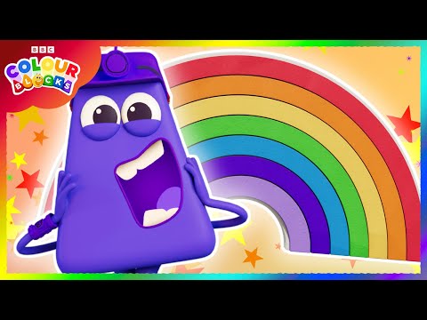 Colourblocks Rainbow Adventure! | Learn All Colours | Kids Learn Colours |