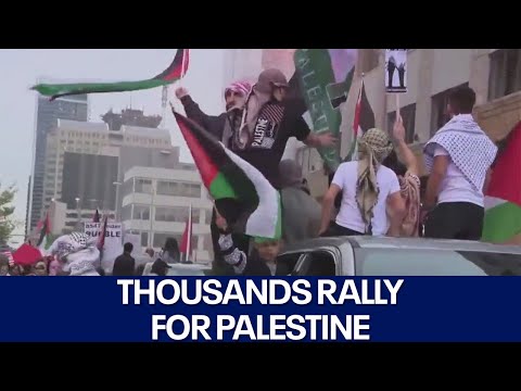 Palestine supporters rally at Texas Capitol &amp;amp; in downtown Austin | FOX 7 Austin