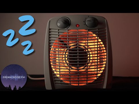 Sleep in minutes 😴 with deeply relaxing fan heater sound - Dark Screen