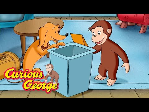 Curious George 🐵 George cleans up the house 🐵 Kids Cartoon 🐵 Kids Movies